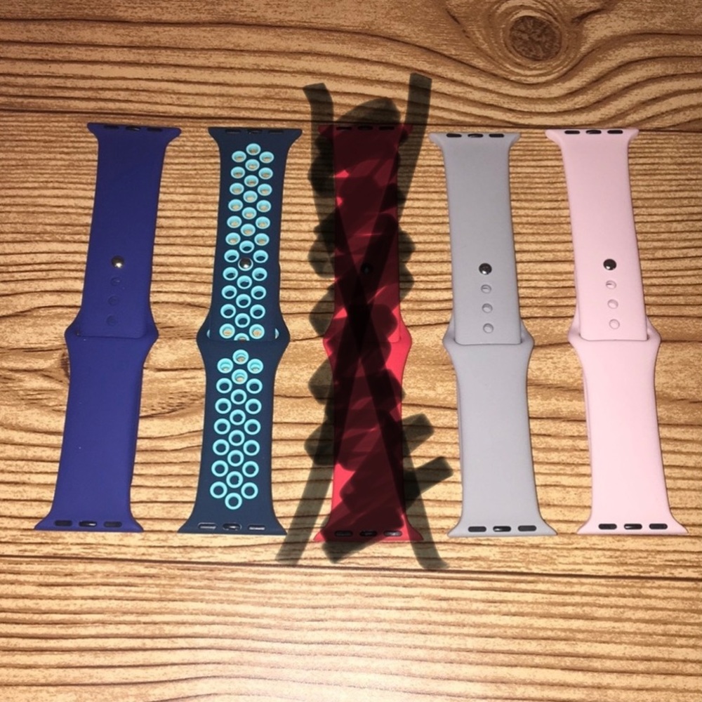 NEW 38/40mm M/Lg Apple Watch Bands Bundle of 4